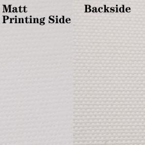 Bleached Solvent Polycotton Canvas Matt 420gsm Bleached Solvent Polycotton Canvas Matt 420gsm