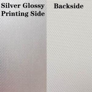 Solvent Inkjet  Silver Polyester Canvas 320gsm  Solvent Inkjet  Silver Polyester Canvas 320gsm